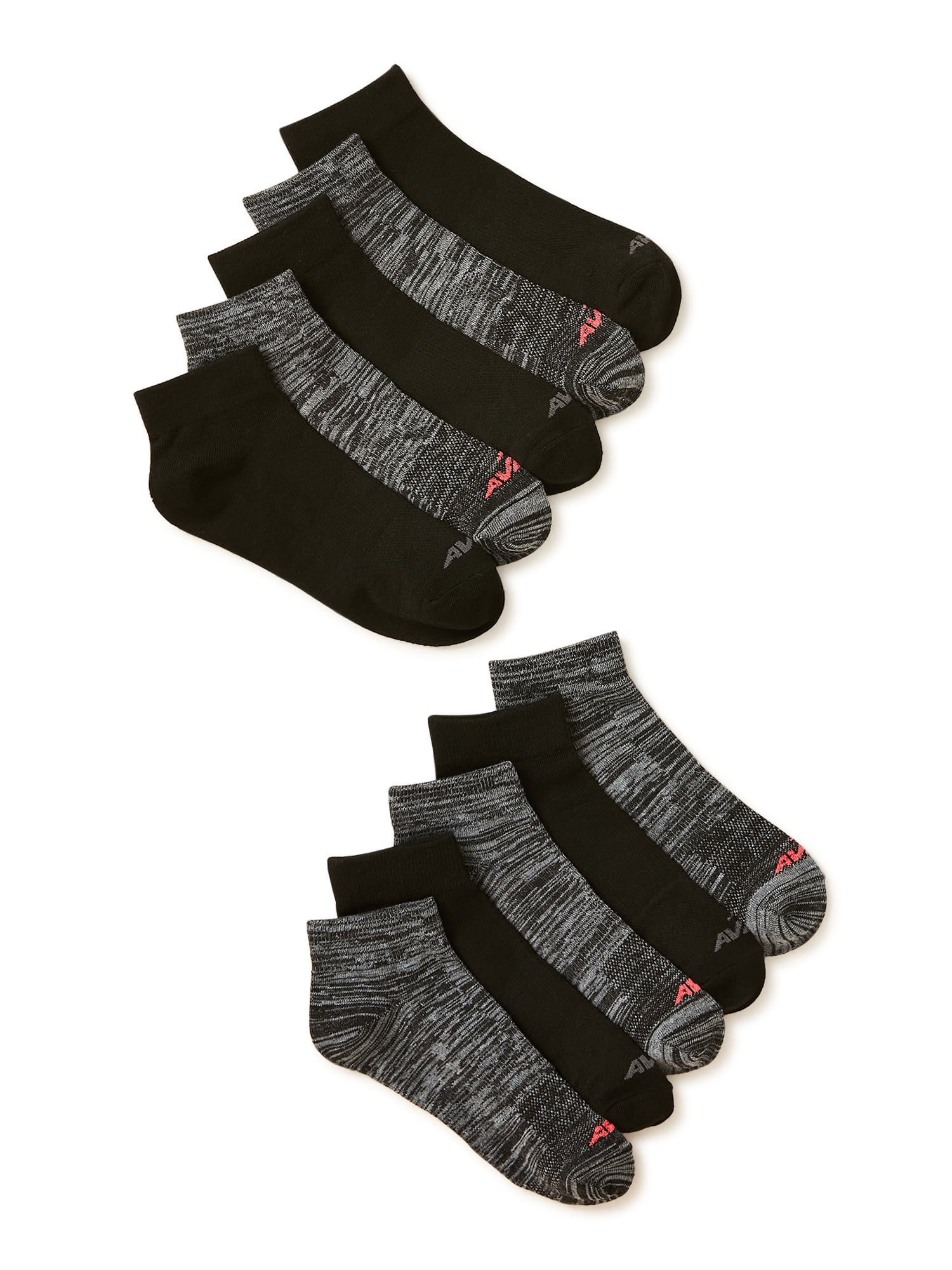 Avia Women's Performance Lightweight Ankle Socks, 10-Pack