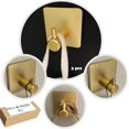 thumbnail image 1 of Toallero Ganchos de pared Toallero de baño Toallero de cocina Adhesivo Fuerte Toallero autoadhesivo sin sujetadores perforados (Dorado) JM, 1 of 5