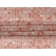 thumbnail image 4 of oneOone Velvet Pink Salmon Fabric Texture & Triangle Geometric Craft Projects Decor Fabric Printed By The Yard 58 Inch Wide, 4 of 5