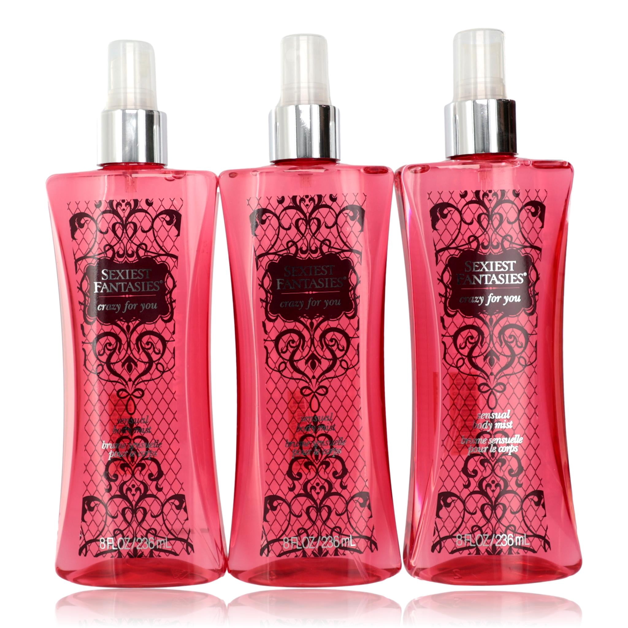 Sexiest Fantasies Crazy for You by Parfums De Coeur, 3 Pack 8 oz