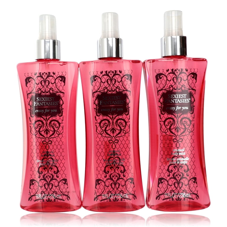 Sexiest Fantasies Crazy for You by Parfums De Coeur, 3 Pack 8 oz