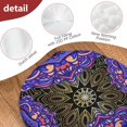 thumbnail image 4 of Round Meditation Cushion, 22" Dutch Velvet Floor Pillow with PP Cotton Filling for Yoga, Zen, Reading, and Floor Seating, Boho Print, 4 of 5