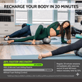 thumbnail image 6 of Rollga LITE Foam Roller for Back Pain, Deep Tissue Massage, 18", 6 of 12