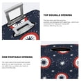 thumbnail image 6 of Multi-Size Suitcase Protective Cover Full Range Double Stitching Invisible Zipper For Travel Business Independence Day Theme Star (4) Large, 6 of 8
