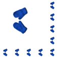 thumbnail image 1 of Manoplas para niños Sonducket accesorio de ropa azul Cielo Type1 NO1, 1 of 5