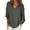 Green, variant on Chbgutlmr Long Sleeve Shirts for Women Half Button Lapel Neck Plus Size Blouses Loose Casual Stripe Tops