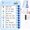 Blue, variant on Owlprints Magnetic Chore Chart, Dry Erase Checklist Schedule Chart Board to Do List for Home Office Classroom, ADHD Cleaning Planner Tools with Sliders and Magnetic Marker - Blue