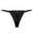 Black, variant on Women's Lace Up Cut Out Thong Breathable Underwear Women's Athletic Underwear