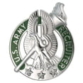 thumbnail image 2 of Army Recruiter Badge Silver With Mirror Finish, 2 of 2