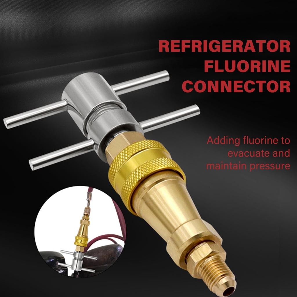 Professional Fridge Hose Attachments Fridge Recharge Adapter Maintenance Set Service Connectors for Refrigerator
