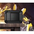 thumbnail image 1 of Compatible con AirPods 3 Funda para Hombres con Cerradura, Negro Military Armor Series Funda AirPod 3 de Cuerpo Completo con Llavero Cool Air Pod 3 Funda Protectora a Prueba de Golpes para AirPods 3 Rojo Verde, 1 of 5