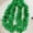 10PC Green, variant on Masertor 6.5ft Christmas Tinsel Garland, Christmas Tree Ornaments Home Party Classic Shiny Sparkly Ceiling Hanging Decorations