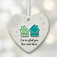 thumbnail image 5 of ZLBDYG Personalizable Friendship Heart 2D Acrylic Ornament Collection - Christmas Tree Decor Souvenir for Best Friends, Engravable Keepsake for Holiday Gift Exchange, 5 of 9