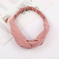 thumbnail image 2 of Puntoco Clearance Womens Headband Pure Color Hairband Bow Tie Velvet Wide-Brimm Headwrap Hair Band, 2 of 2