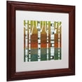 thumbnail image 2 of Trademark Fine Art "Birches" Canvas Art by Michelle Calkins, White Matte, Wood Frame, 2 of 4