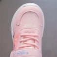 thumbnail image 5 of Ramiter Sneakers for Toddler Fashion Children's Shoes Girls Leather Plus Velvet Sports Cotton Shoes Winter Warm Comfortable Matching Running Shoes Sports Shoes for Girls,Pink, 5 of 5