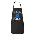 thumbnail image 1 of FASCIINO - Cute All Hail the King Chef Apron with Two Front Pockets, 1 of 1