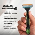 thumbnail image 2 of Rastrillo Gillette Prestobarba3 Sport con 3 Hojas para Rasurar al Ras, 8 pzas, 2 of 5