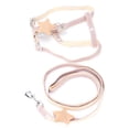 thumbnail image 1 of Cat Walking Rope with Leash, 360 Degree Rotatable Puppy Leash Adjustable Straps  for Small Medium Large Cats Pink,Red,Blue,Khaki, 1 of 7