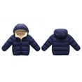 thumbnail image 2 of AMERTEER Veste Matelassée en Coton Chaud pour Enfants Plus Velours Garçon Veste Matelassée Fille Veste Matelassée Bébé, 2 of 3