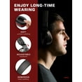 thumbnail image 6 of On-Ear Headphones with Microphone, Folding Kids Headphones for School, Portable Wired Headphones for Children/Teens/Boys/Girls/Smartphones/School/Airplane Travel/Plane/Tablet, 6 of 7
