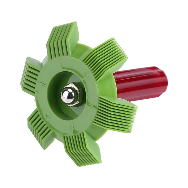 Air Conditioner Fin Comb Radiator Condenser AC Fin Straightener Cleaner Repair Tool Air Conditioning Brush Accessory for Cleaning Car Automotive Refrigeration Radiator Evaporator