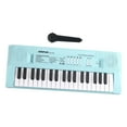 thumbnail image 2 of Piano digital portátil de 37 teclas para niños con altavoz y micrófono Azul, 2 of 9
