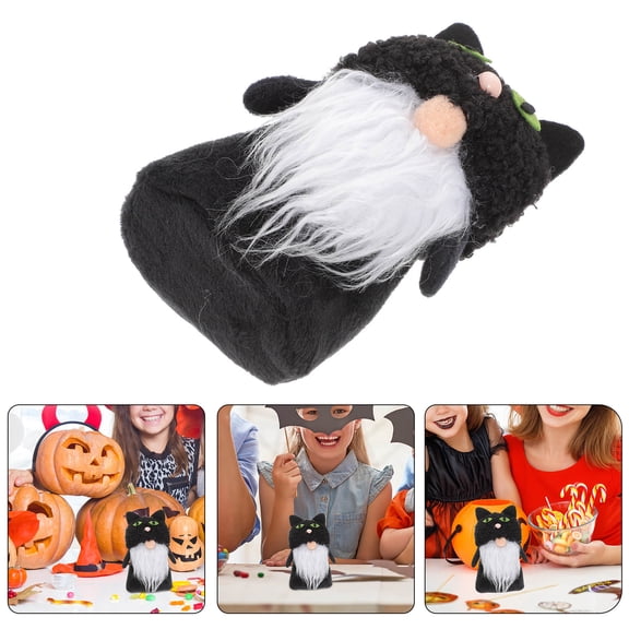 BESTYASH 1Set Faceless Gnome Doll Black Decoration Tabletop Figurines