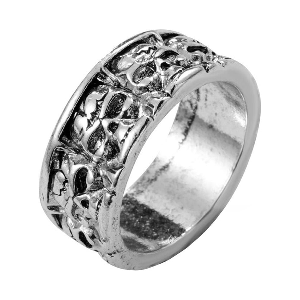 Ring Restoring Ancient Ways Hip Hop Punk Hollow Ring Halloween Gifts