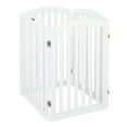 thumbnail image 3 of VINGLI Wooden Freestanding Pet Gate, 83" Wide, 3 of 12