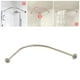 thumbnail image 5 of Varilla Curva para Cortina Gloria Acero Inoxidable 30-51 pulgadas, 5 of 7