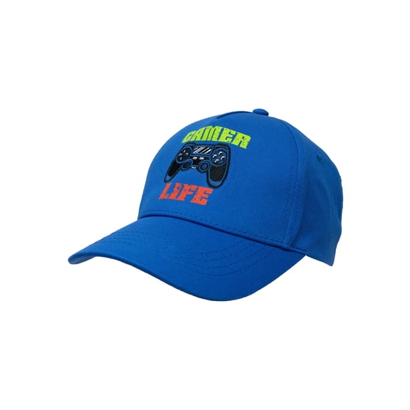 Wonder Nation Boys Gamer Life Baseball Hat One Size Fits Most