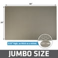 thumbnail image 3 of Drymate Dog Crate Mat Liner, Absorbs Urine, Waterproof, Non-Slip, Washable Puppy Pee Pad For Kennel Training - Use Under Pet Cage to Protect Floors, Thin Cut To Fit Design (Taupe)(29”x48”), 3 of 6