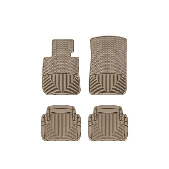 WeatherTech All-Weather Floor Mats compatible with 2009-2010 Acura TL - 1st & 2nd Row, Tan