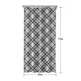 thumbnail image 5 of Black White Plaid Checkered Pattern Shower Curtain 36"x72" ,Bathroom Decorative Shower Curtains Set with 12 Hooks,Modern Waterproof Washable Shower Curtain, 5 of 6