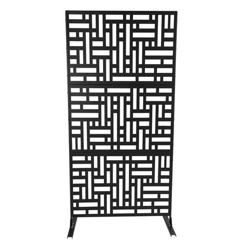 6.2ft Indoor Metal Privacy Screen Decorative Privacy Screen for Patio, Room