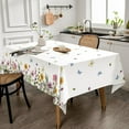 thumbnail image 4 of Spring Tablecloth 60 x 120 Inch, Wildflowers Floral Butterfly Table Cloth, Stain and Wrinkle Resistant Washable Rectangle Table Cover for Indoor Outdoor Holiday Party Picnic Dinner Decor, 4 of 6