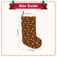 thumbnail image 3 of Lsque 18 Inches Autumn Leaves Pattern Christmas Stockings Hanging Ornaments,Knitted Xmas Fireplace Hanging Stocking,Holiday Decoration, 3 of 8