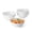 White-Large (28 oz), variant on 18 Oz Medium Porcelain Bowl - Set Of 6 Rainbow Colored Cereal Dessert Soup Rice & Salad Ceramic Serving
