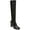 Black Synthetic, variant on Franco Sarto Womens Cindy Faux Leather Round Toe Knee-High Boots
