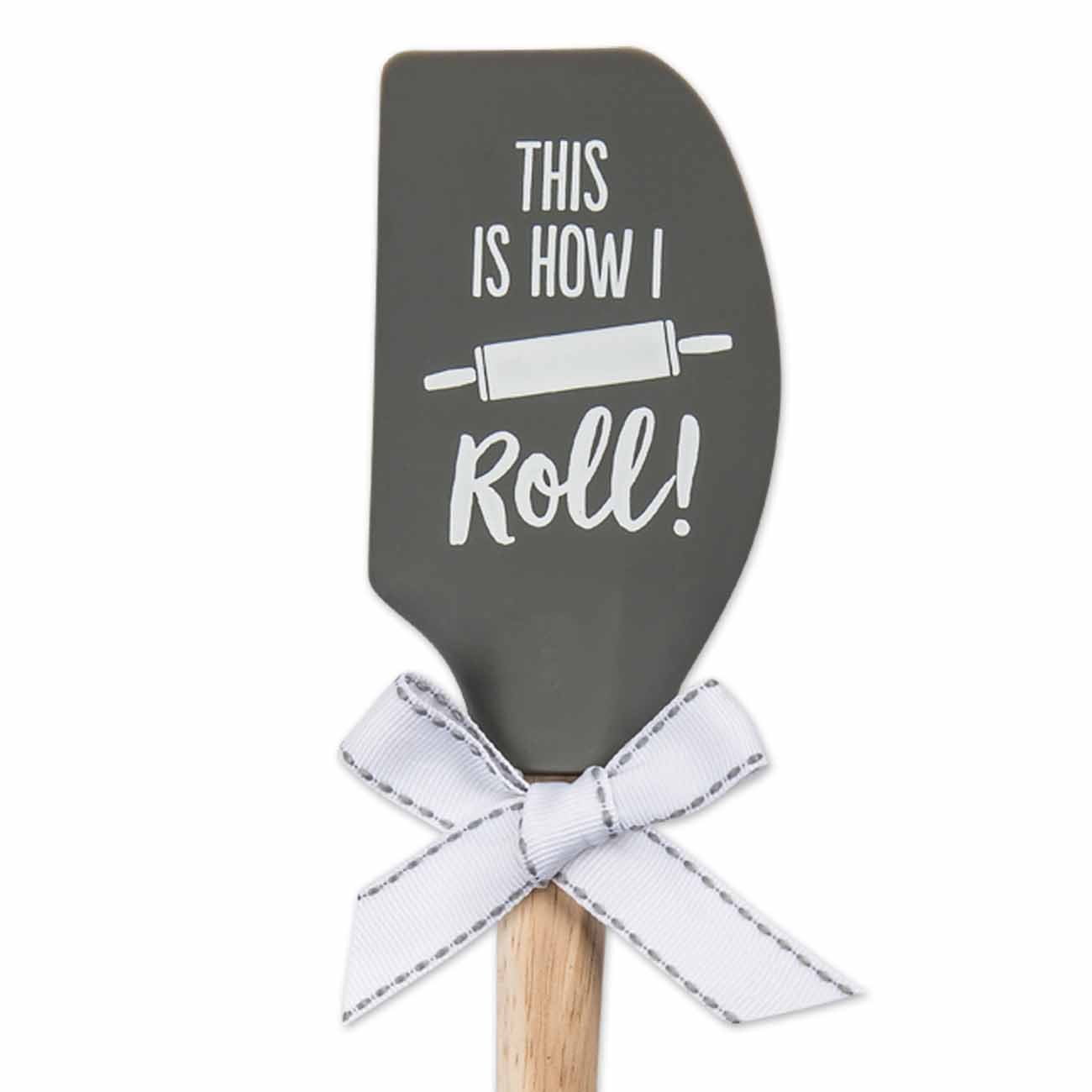 Icon Friends Spice Things Up Brownlow Gifts Silicone Spatula with Wooden Handle Icon Friends Spice Things Up Brownlow Gifts Silicone Spatula with Wooden Handle