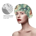 thumbnail image 2 of Kdxio Forest squirrel surreal Print Shower Cap for Women,Elastic and Reusable,Double Waterproof Layers Bathing Hat, 2 of 6