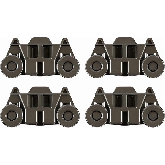 W10195417 UPGRADED Dishwasher Wheels Lower Rack Fit for Kenmore Whirlpool, Dishwasher Wheels Replaces Dish Rack Part Number AP4538395, PS2579553, WPW10195417, AH2579553, EA2579553