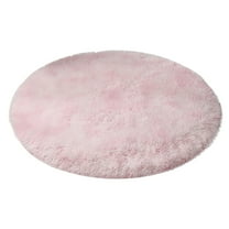 Summer Savings Clearance! Honeeladyy Round Rug For Girls Bedroom,Circle Rug For Room,Carpet For Teen Girls Room,Circular Rug For Nursery Room,Fuzzy Plush Rug For Dorm,Cute Room Decor For Baby