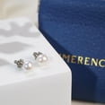 thumbnail image 6 of Freshwater Pearl Stud Earrings for Women, Hypoallergenic Titanium Pearl Earrings Stud for Sensitive Ear,Jewelry Gift for Women's Daily Wear, 6 of 12