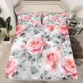 thumbnail image 2 of Castle Fairy Chic Flower 4-Piece Full Size Sheets for Teens Women Men,Vintage Rustic Flower Bed Sheets,Botanical Plants Lightweight Sheet Sets,Breathable Home Decor, 2 of 7