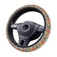 thumbnail image 2 of Salouo Hello Fall Gnomes Print Elastic Car Steering Wheel Cover - 15'' Non-Slip Car Wheel Cover Protector - Universal Car Accessory for Diverse Cars, 2 of 6
