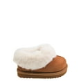 thumbnail image 2 of Wonder Nation Baby Girls Faux Fur Trim Slippers, 2 of 5