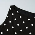 thumbnail image 5 of Tank Tops for Women Camisole Fashion Polka Print Round Neck Soft Comfortable Wear Blouse Tee Shirt Cute Cami Undershirt, 5 of 7