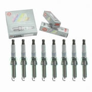 8 pc NGK Laser Iridium Spark Plugs compatible with Hyundai Genesis 5.0L V8 2012-2016